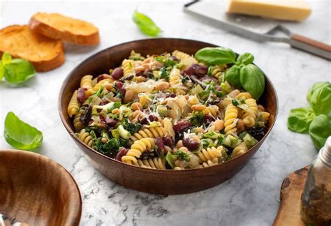 pasta-with-escarole-and-two-beans-the-vegan-atlas image