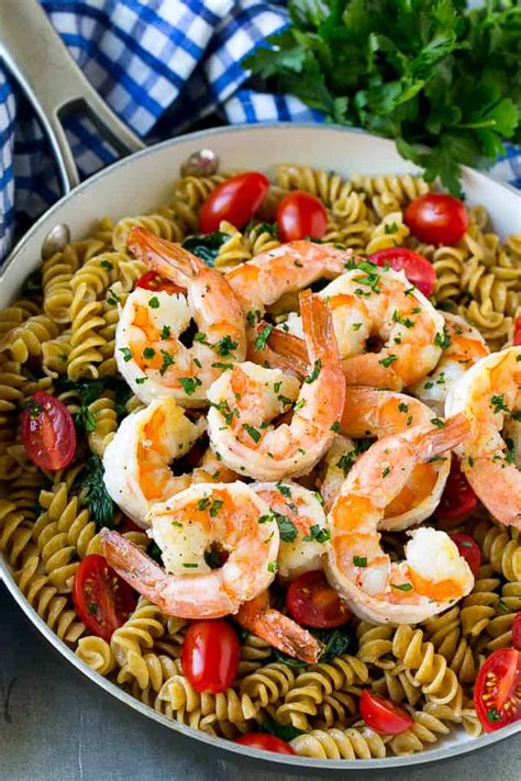 shrimp-and-spinach-pasta-healthyand-easy-pasta image