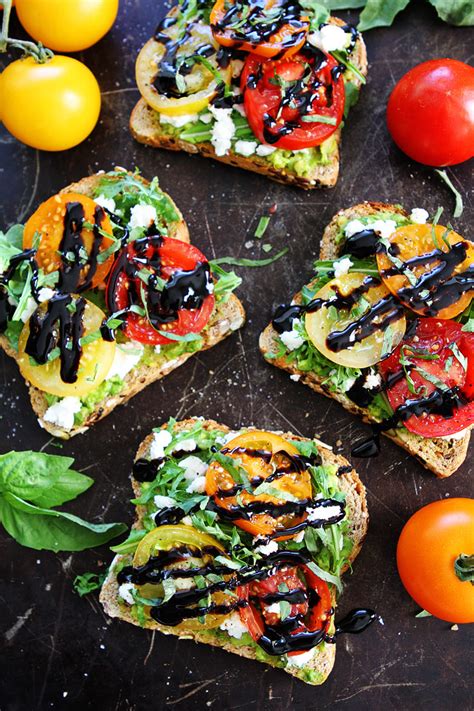 avocado-tomato-and-goat-cheese-toast-delallo image