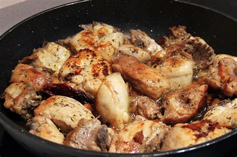pollo-al-ajillo-garlic-chicken-traditional-spanish image