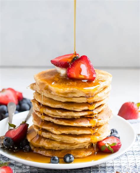 the-best-oatmeal-pancakes-wellplatedcom image