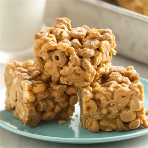 chocolate-peanut-butter-cereal-bars-recipes-cheerios image