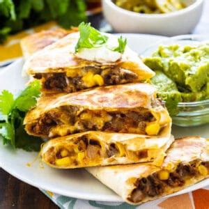 ground-beef-quesadillas-spicy-southern-kitchen image