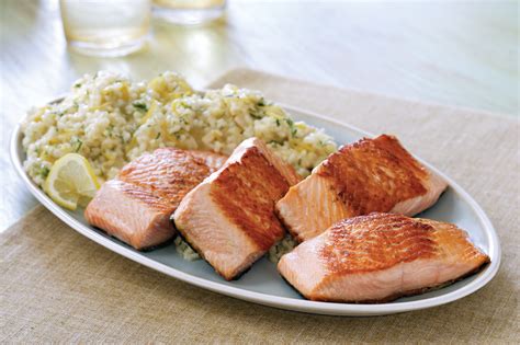 salmon-with-lemon-risotto-safeway image
