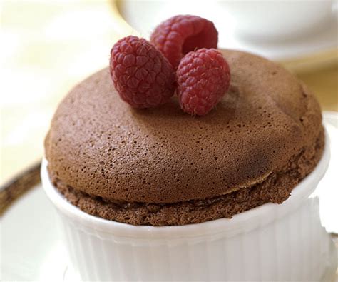 chocolate-espresso-mini-souffls-recipe-finecooking image