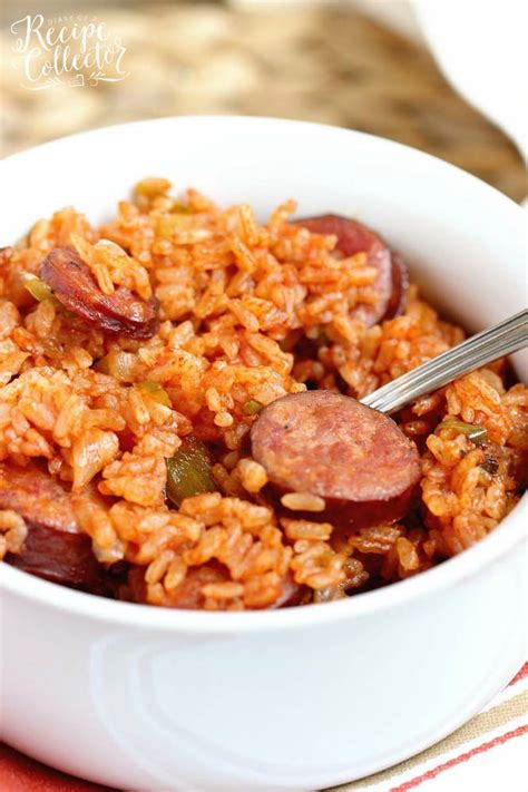 one-pot-sausage-and-red-rice-diary-of-a-recipe-collector image