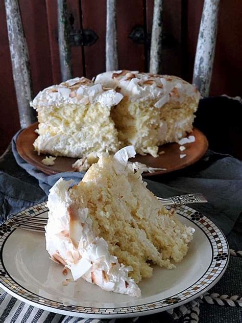 easy-sour-cream-coconut-cake-allys-kitchen image