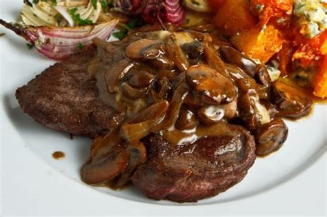 steak-tenderloin-in-a-mushroom-and-blue-cheese-sauce image