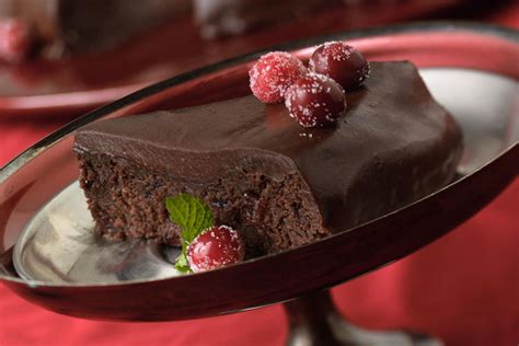 outrageous-chocolate-cranberry-fudge-cake-ocean-spray image