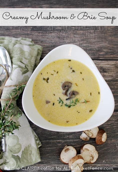 creamy-brie-and-mushroom-soup-atthepicketfencecom image