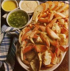 recipe-for-crab-legs-with-3-dipping-sauces image