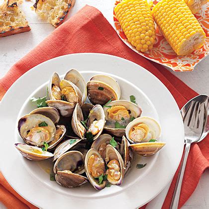 grilled-clams-with-garlic-recipe-myrecipes image