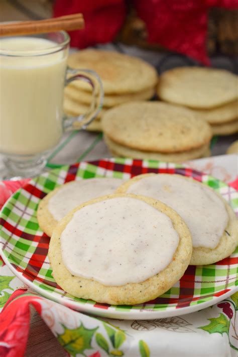 frosted-chai-spiced-eggnog-cookies-snacks-and-sips image