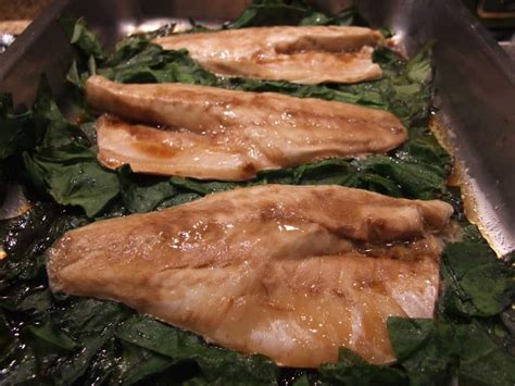 sea-bass-with-spinach-sesame-and-soy-sauce-family image