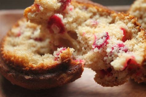 cranberry-eggnog-muffins-baker-by-nature image
