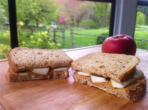 apple-peanut-butter-sandwich-recipe-simply image