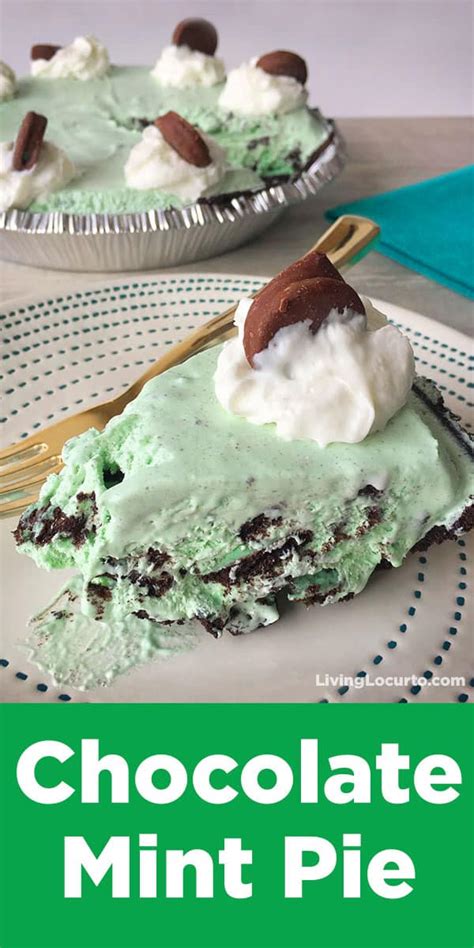oreo-chocolate-mint-pie-easy-no-bake-dessert image