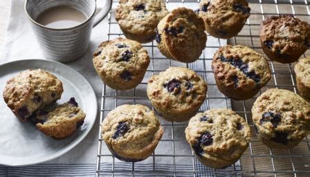 healthy-blueberry-muffins-recipe-bbc-food image