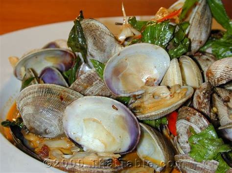 spicy-clams-with-basil-recipe-thaitablecom image