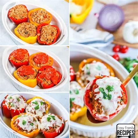 the-best-italian-stuffed-peppers-easy-family image