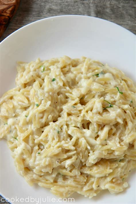 cheesy-garlic-orzo-recipe-cooked-by-julie image