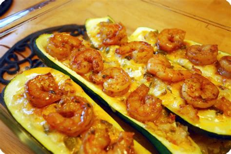 shrimp-stuffed-zucchini-boats-seasoned-cooking image