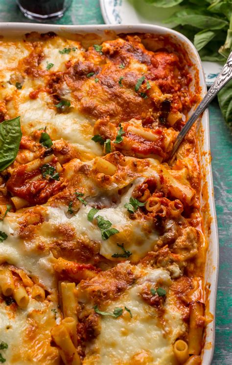 best-ever-baked-ziti-recipe-baker-by-nature image