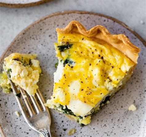 spinach-quiche-with-feta-and-leeks-best-ever image