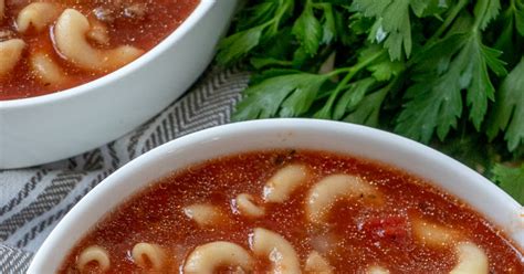 hot-eats-and-cool-reads-beefy-tomato-macaroni-soup image