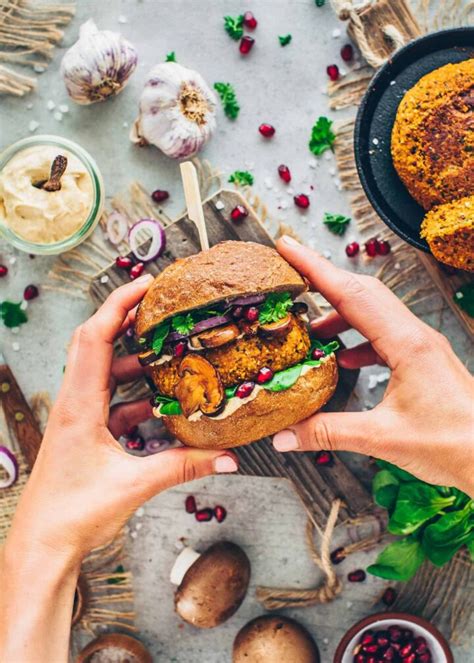 vegan-pumpkin-burgers-with-quinoa-and-chickpeas image