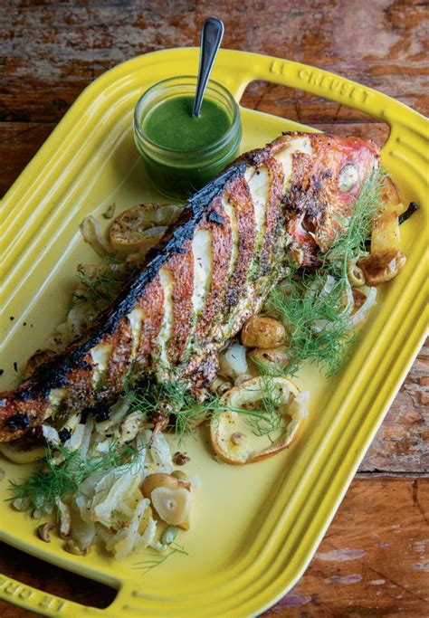 grilled-whole-fish-with-salsa-verde-charleston image