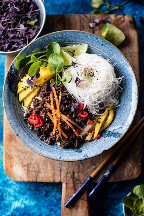 30-minute-asian-basil-beef-and-mango-noodle-salad image