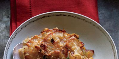 apple-leek-and-butternut-squash-gratin-recipe-delish image