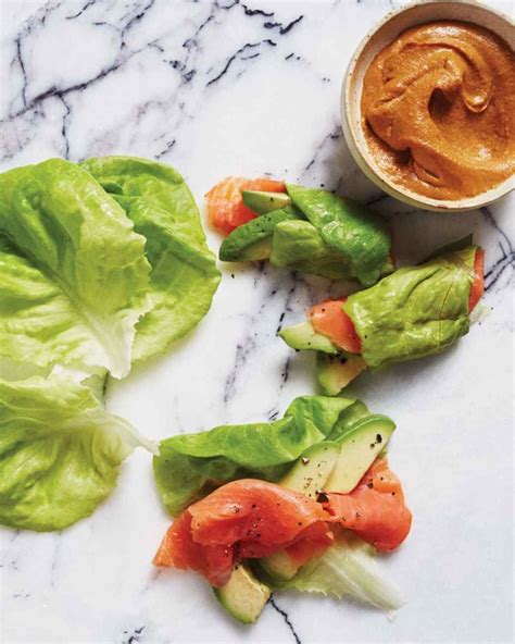 smoked-salmon-lettuce-rolls-with-avocado-and-tahini image