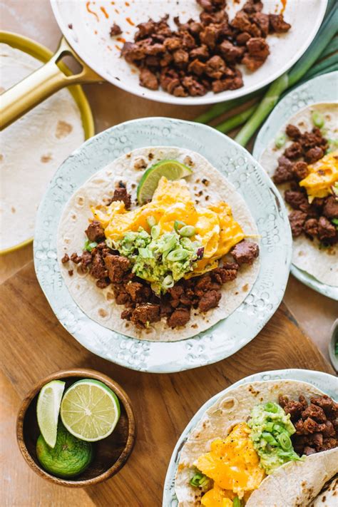chorizo-breakfast-tacos-with-soft-scrambled-eggs-the image
