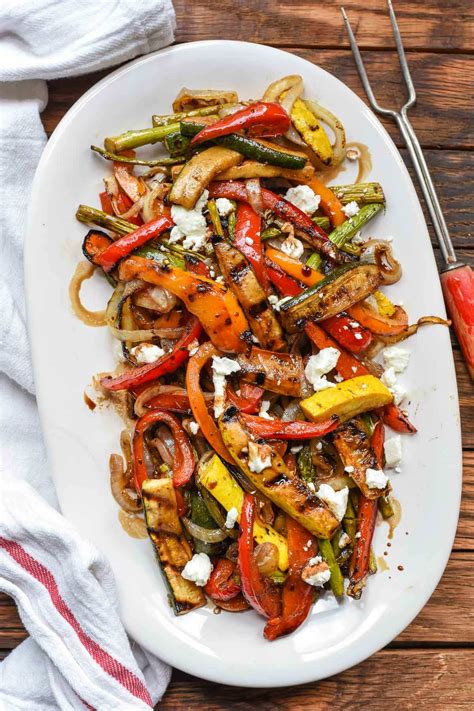balsamic-grilled-vegetables-with-goat-cheese image
