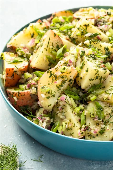 no-mayo-potato-salad-with-herbs-no-spoon-necessary image