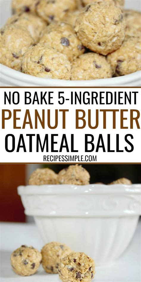 peanut-butter-oatmeal-balls-recipes-simple image