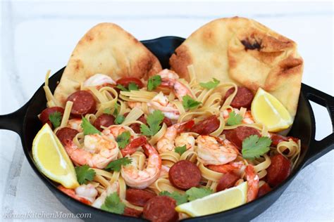shrimp-and-chorizo-pasta-krazy-kitchen-mom image