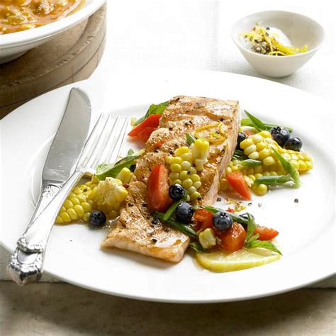 lemon-grilled-salmon-with-corn-salad-better-homes image