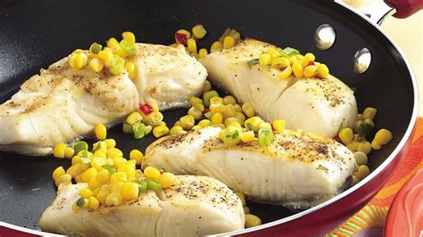 skillet-fish-with-quick-corn-relish-foodflagcom image