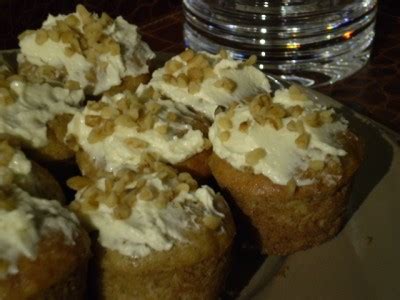 banana-muffins-with-mascarpone-cream-frosting image