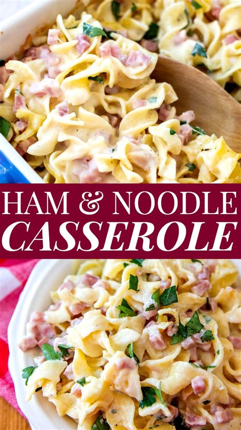 ham-and-noodle-casserole-old-fashioned image