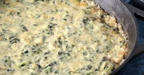 hot-spinach-artichoke-dip-without-cream-cheese image