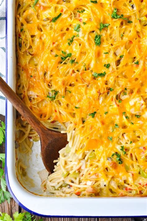 chicken-spaghetti-casserole-the-seasoned-mom image