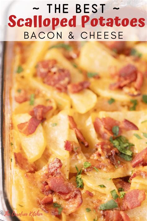 scalloped-potatoes-with-bacon-the-carefree-kitchen image