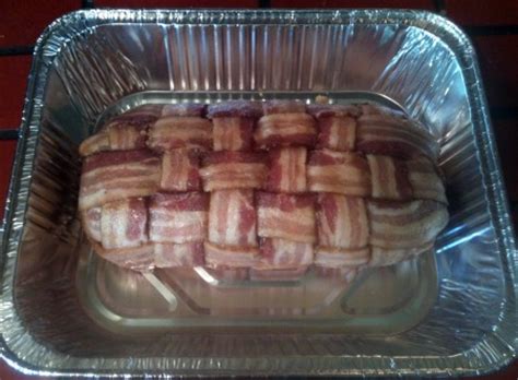 how-to-make-a-bbq-bacon-wrapped-meatloaf-this image