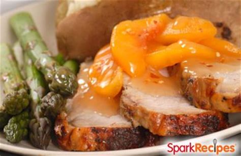slow-cooker-pork-chops-peaches-recipe-sparkrecipes image