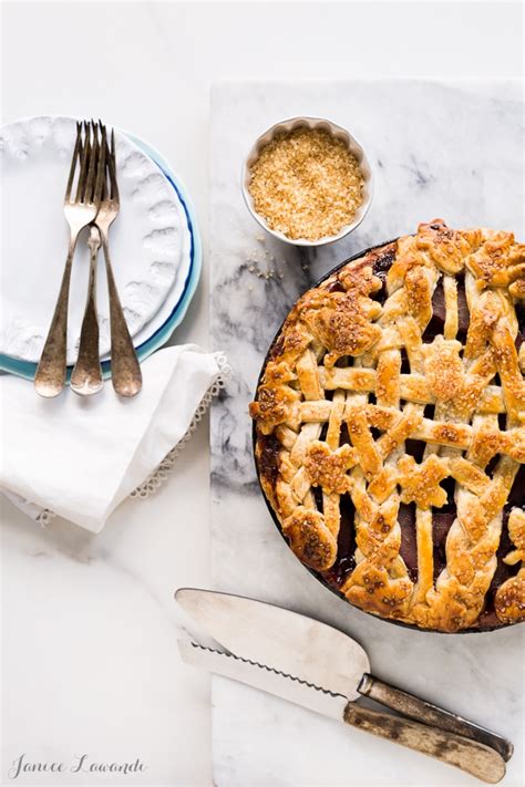 wine-poached-pear-pie-the-bake-school image