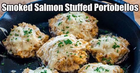 smoked-salmon-stuffed-portobello-mushrooms-kitchen image